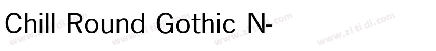 Chill Round Gothic N字体转换